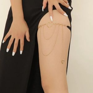 Heart shape thigh chain for women